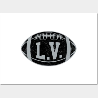 LV Retro Football - White Posters and Art